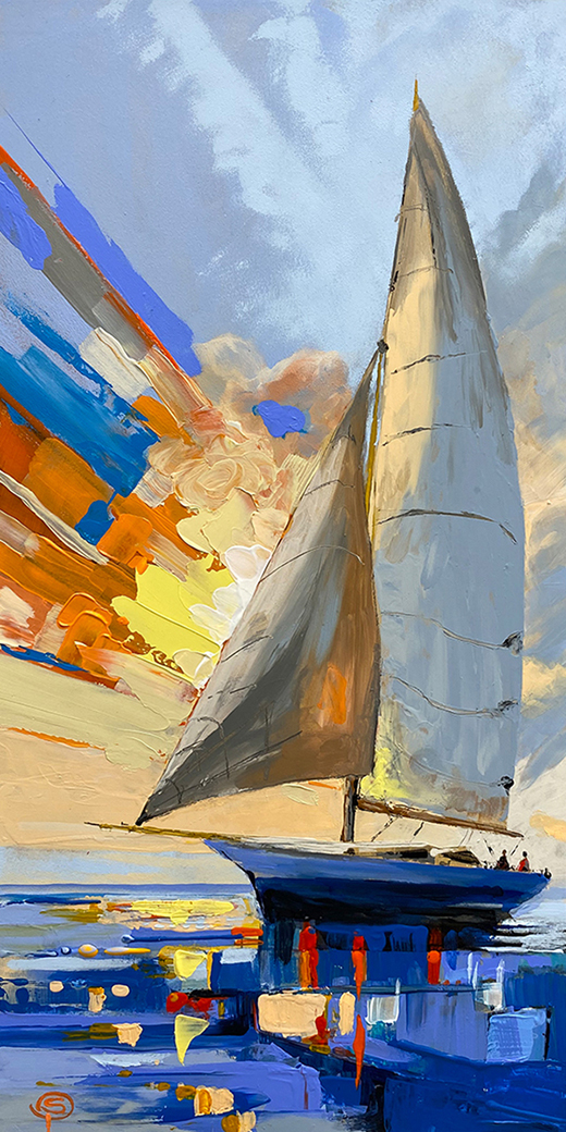 Sails at Sundown