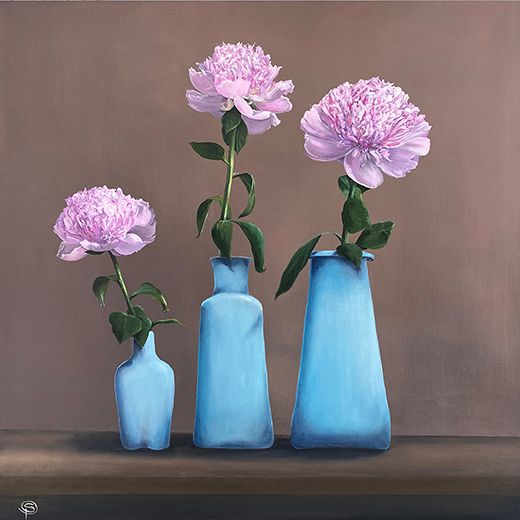 Trio of Peonies