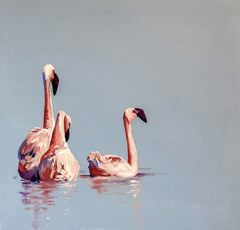 The Three Flamingos